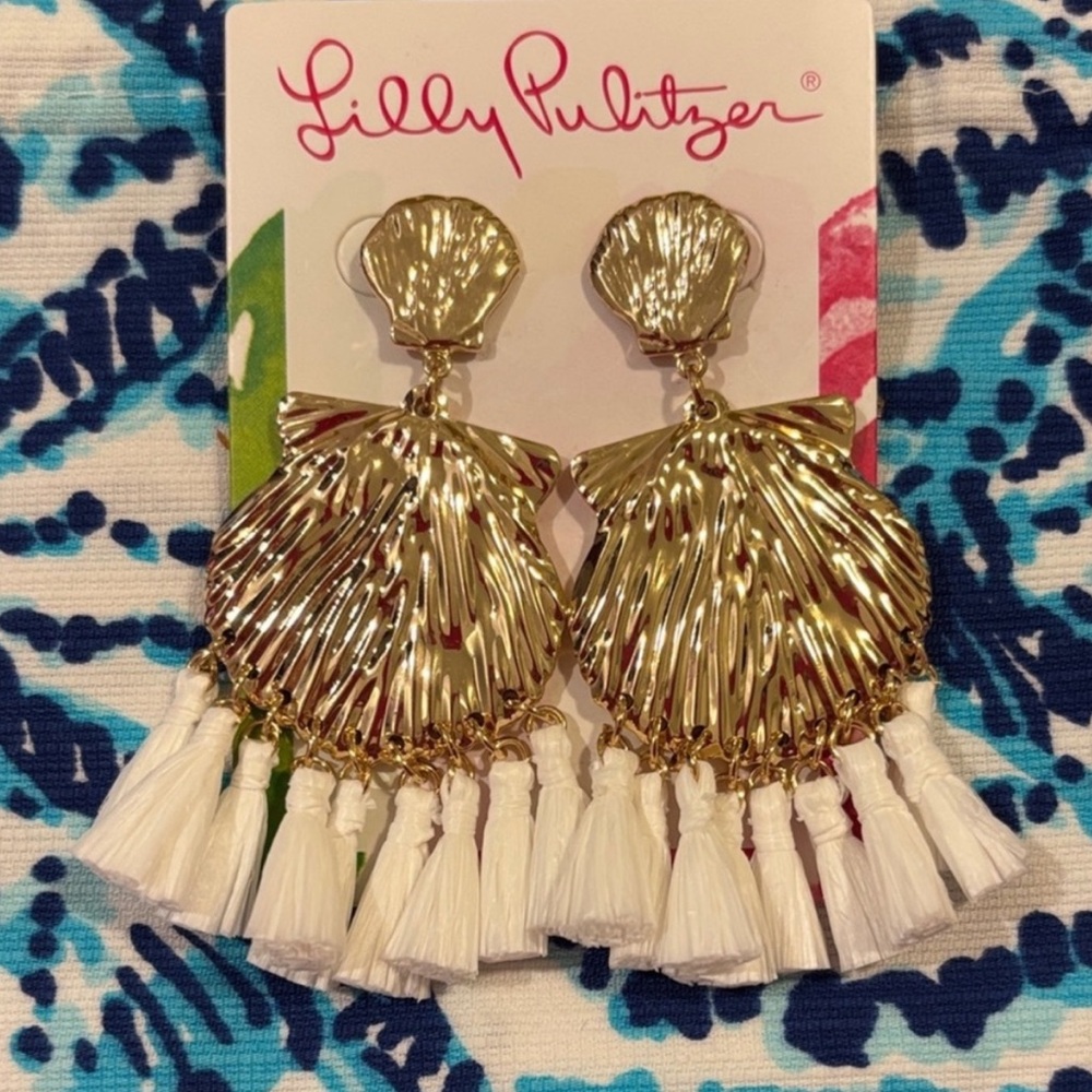 ✨SOLD✨ NWT Lilly Pulitzer Sway With Me Earrings Lilly Pulitzer Sway Earrings